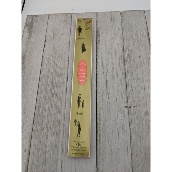 Vintage J&P Coats Neck Opening Metal Zipper 18" Primrose 72-A - Picture 4 of 4